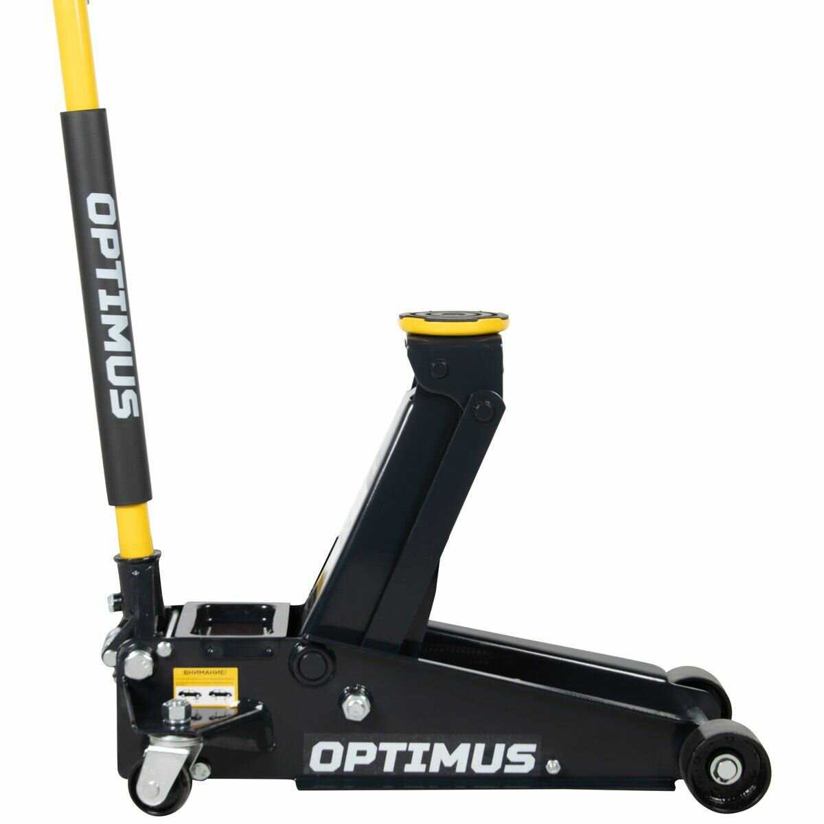 Домкрат подкатной гидравлический низкопрофильный 3 тонны (OPT-7450) фотография 6