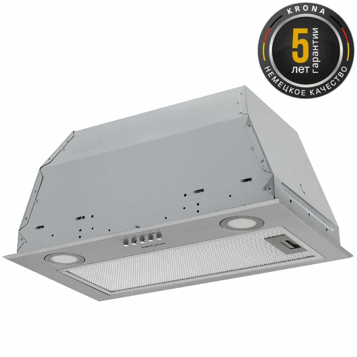 Вытяжка встраиваемая Krona ADEL 600 INOX PB
