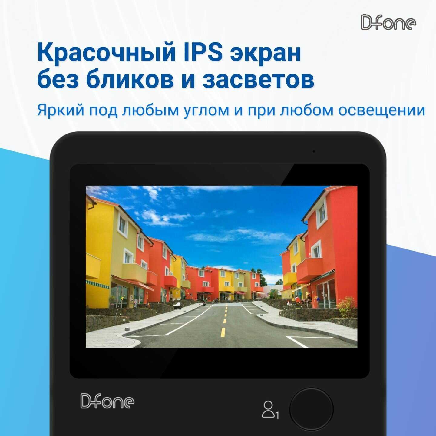 Комплект видеодомофона D-fone Hero 7 Kit (состав: монитор Hero7 + панель Melody 10S) фотография 23