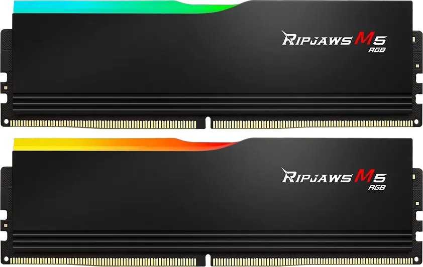 Оперативная память G.Skill Ripjaws M5 RGB [2x32ГБ DDR5 6400 МГц] [F5-6400J3239G32GX2-RM5RK] фотография 1