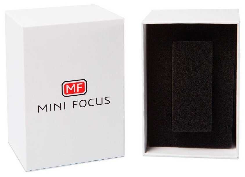 Часы наручные мужские классические водонепроницаемые Mini Focus MF0025G B/B/W круглые фотография 3