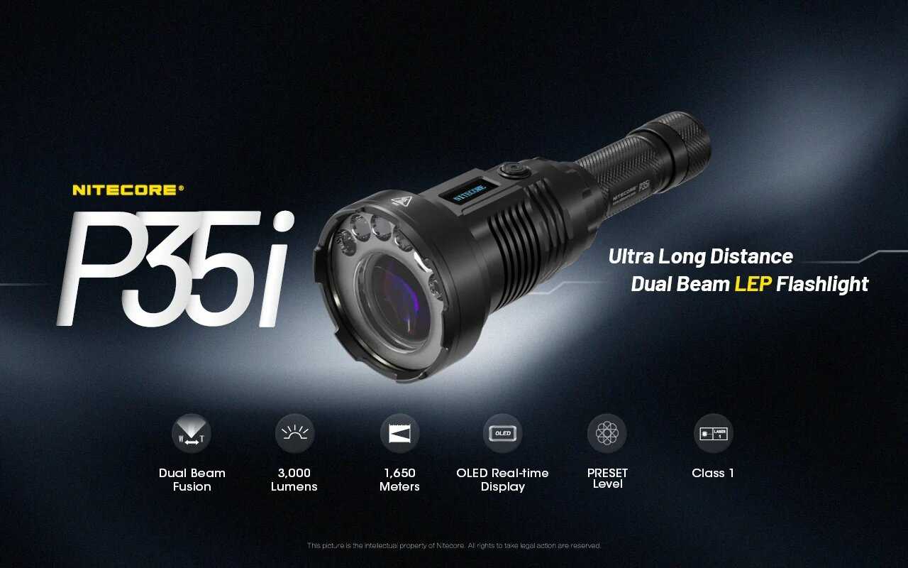Светодиодный фонарик NITECORE P35i (NL2150HPi) фотография 23