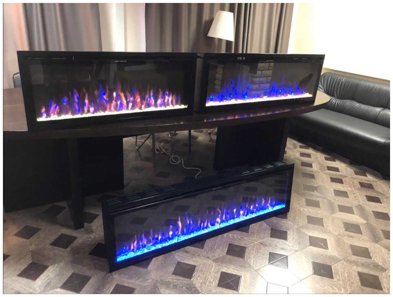 Электрокамин Denver + Saphir 50 (10 вариантов подсветки) фотография 2