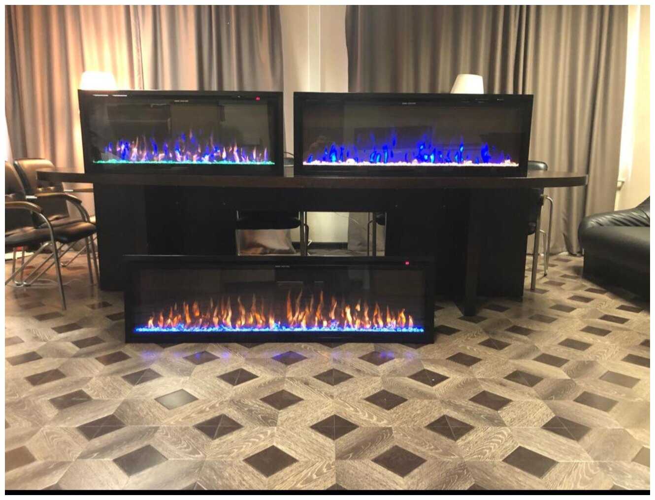 Электрокамин Denver + Saphir 50 (10 вариантов подсветки) фотография 3