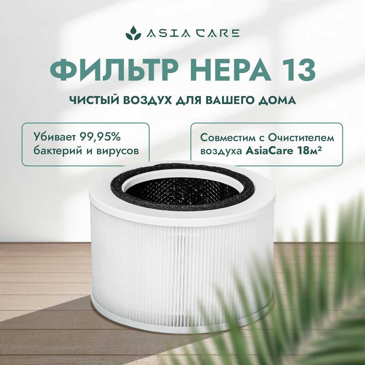 Фильтр для очистителя воздуха AsiaCare Фильтр для очистителя воздуха (18 кв. м)