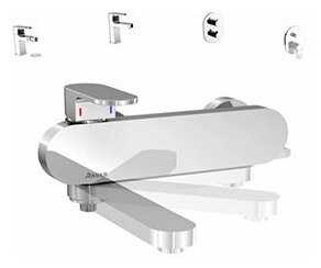 Смеситель для ванны RAVAK Chrome CR 032.00/150, рычажный фотография 4