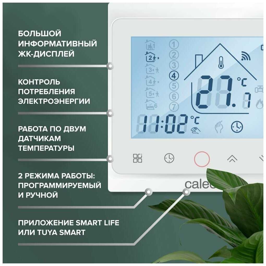 Теплый пол электрический кабельный Caleo Easymat в комплекте с терморегулятором (С936) фотография 11