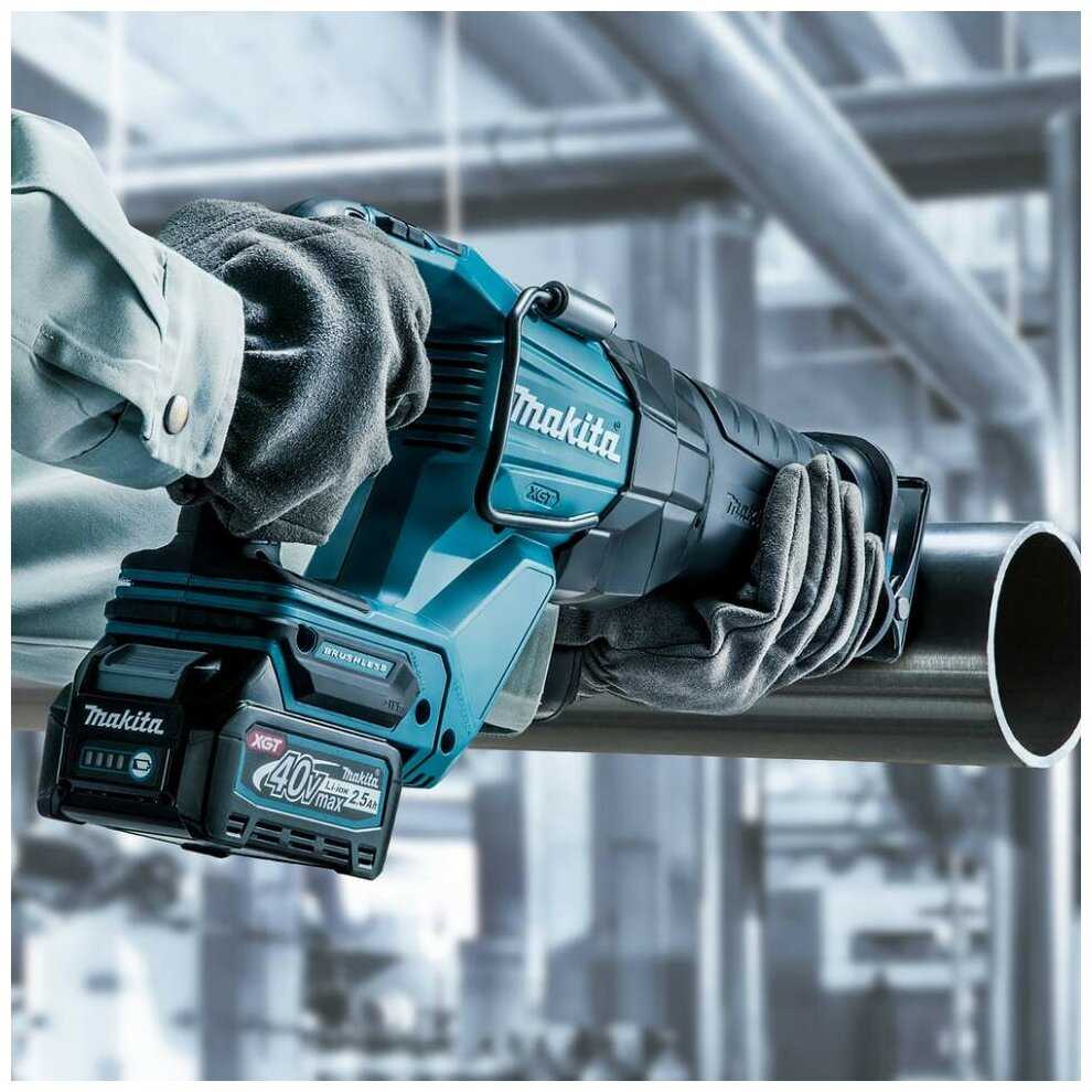 Аккумуляторная сабельная пила Makita XGT JR001GM201 фотография 6