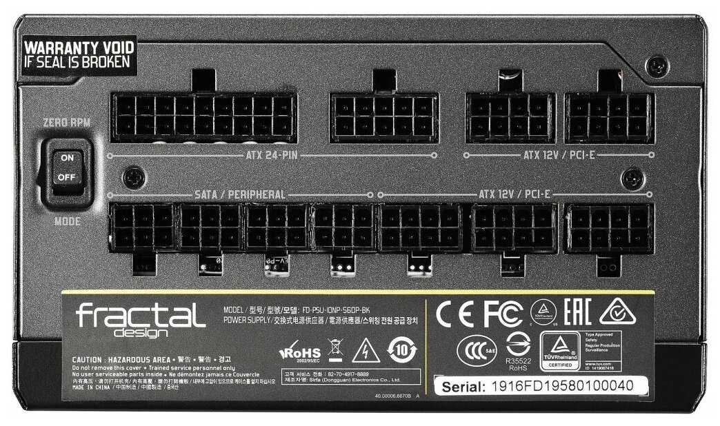Блок питания Fractal Design ION 860W (FD-P-IA2P-860) фотография 3