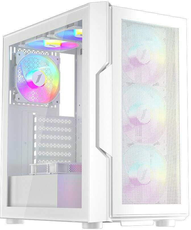 Корпус 1STPLAYER TRILOBITE T7-P (2USB3.0, Audio, Window,4x120mm LED) (T7-P-WH-4F1-W) фотография 1
