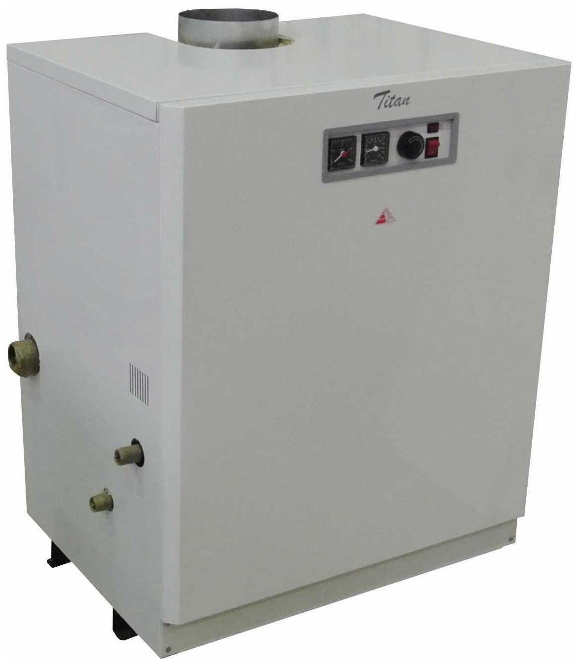 Газовый напольный чугунный отопительный котёл