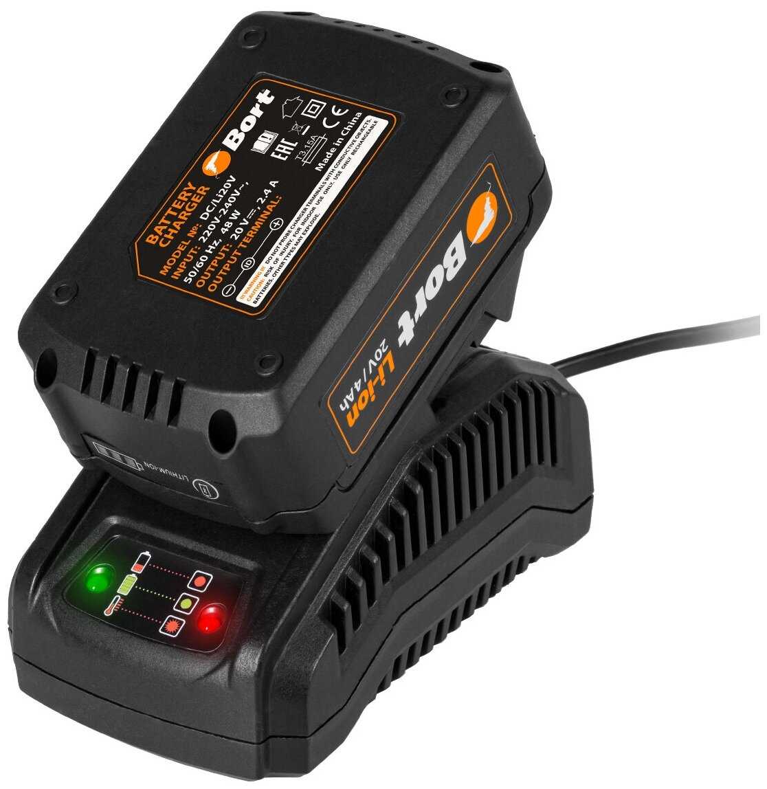 Аккумуляторная УШМ Bort BWS-20Li-SR, 125 мм фотография 16