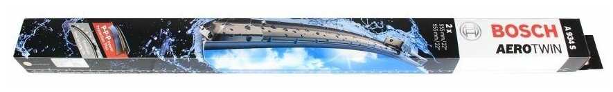 Щетка стеклоочистителя бескаркасная Bosch Aerotwin A934S, 2 шт. фотография 2