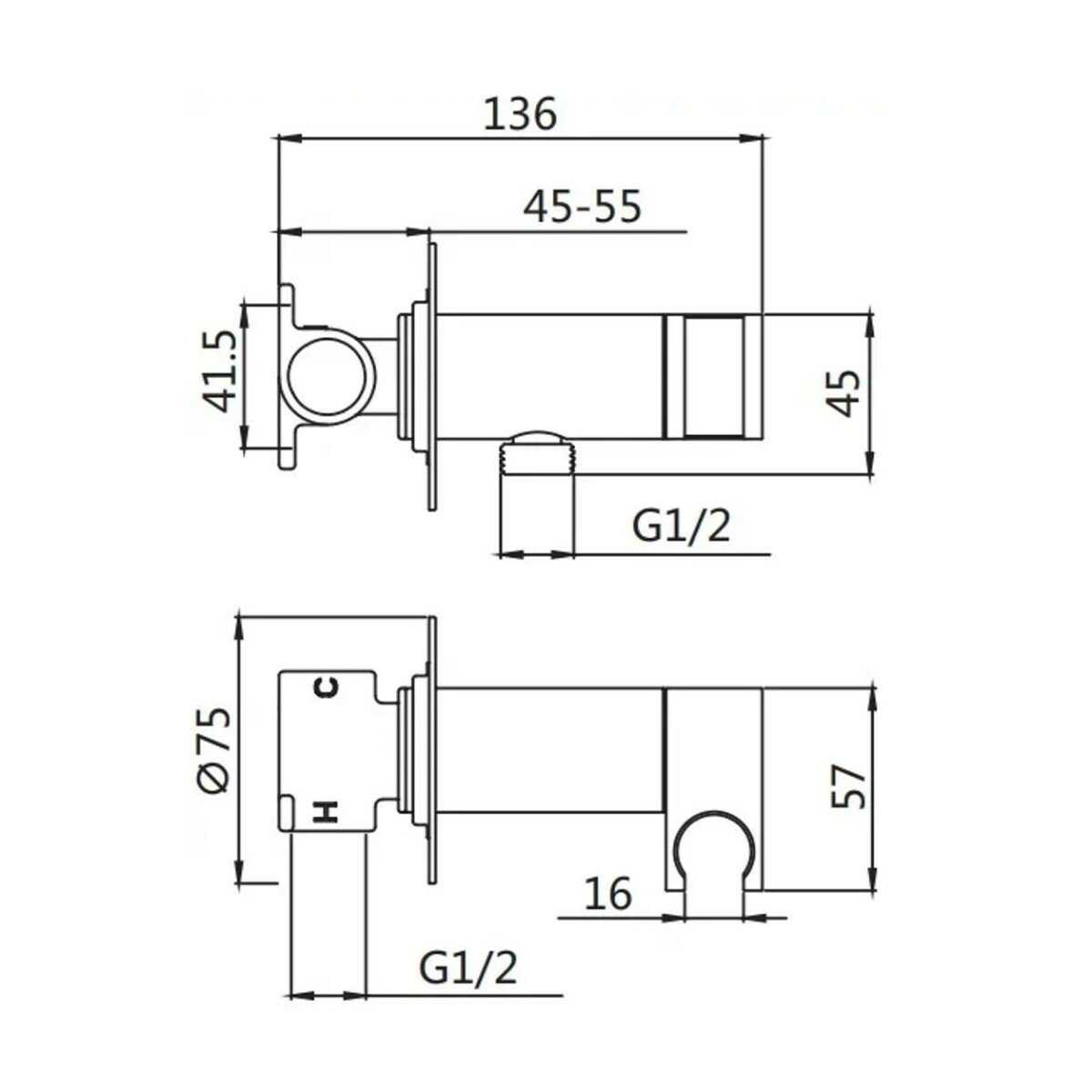 Встраиваемый смеситель Shevanik S147G фотография 30