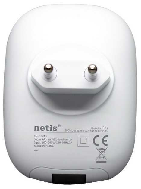 Wi-Fi усилитель сигнала (репитер) netis E1+ фотография 2