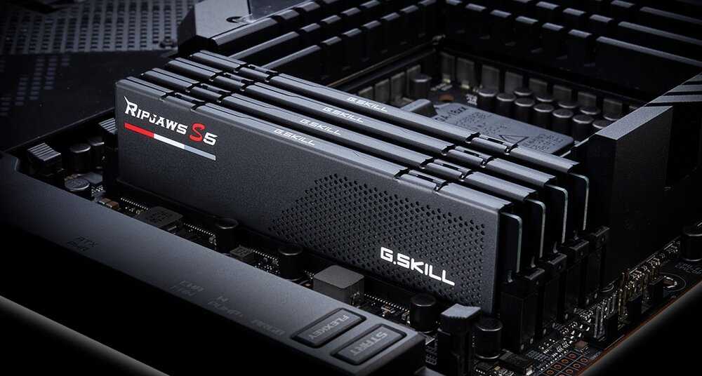Оперативная память G.SKILL RIPJAWS S5 64 Gb 6000 MHz (F5-6000J3238G32GX2-RS5K) фотография 1