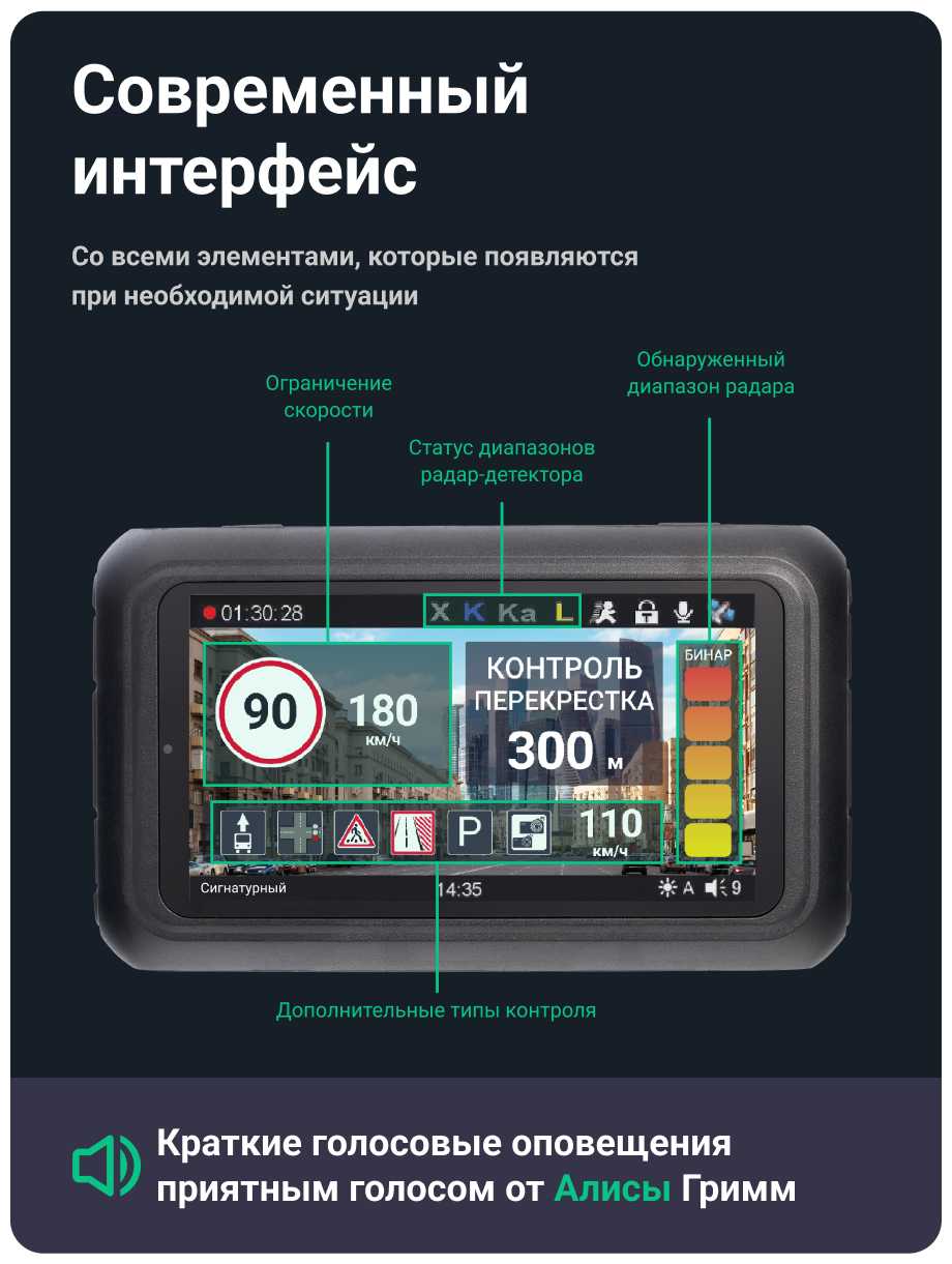 Видеорегистратор с радар-детектором Roadgid Premier 3 Carbon 2CH, GPS, ГЛОНАСС фотография 12