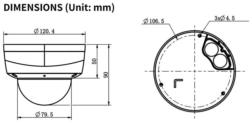 Купольная видеокамера Tiandy TC-C32KN (V4.1) фотография 3