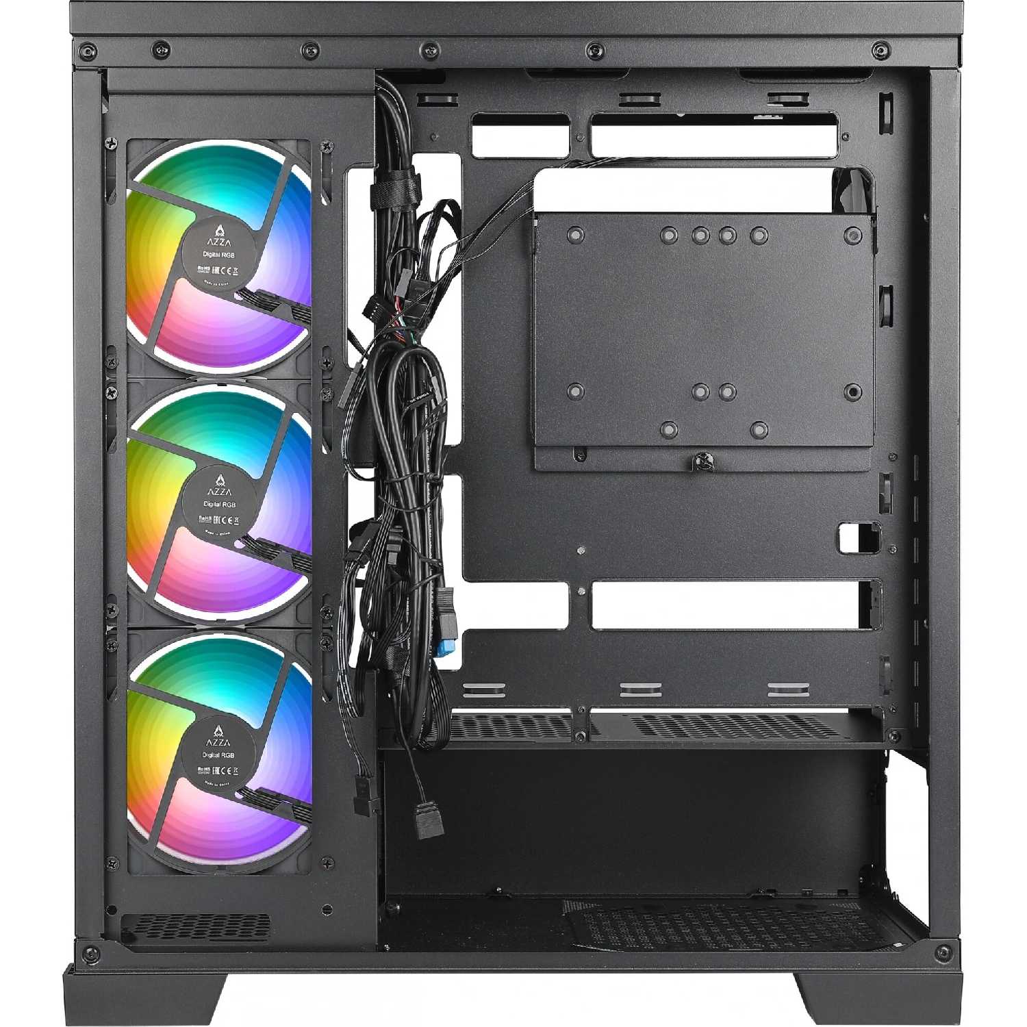 Компьютерный корпус ATX Azza Cove черный (csaz-570b cove) Midi-Tower фотография 2