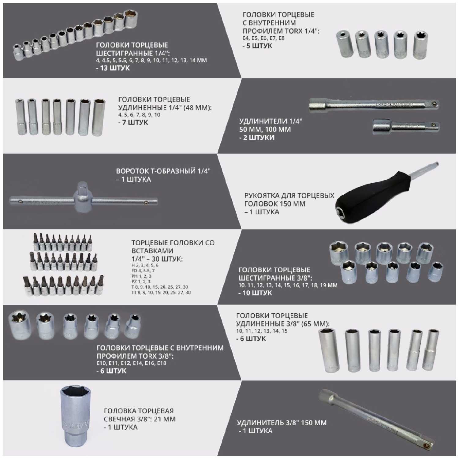 Набор строительных инструментов Кузьмич НИК-016/172 фотография 8
