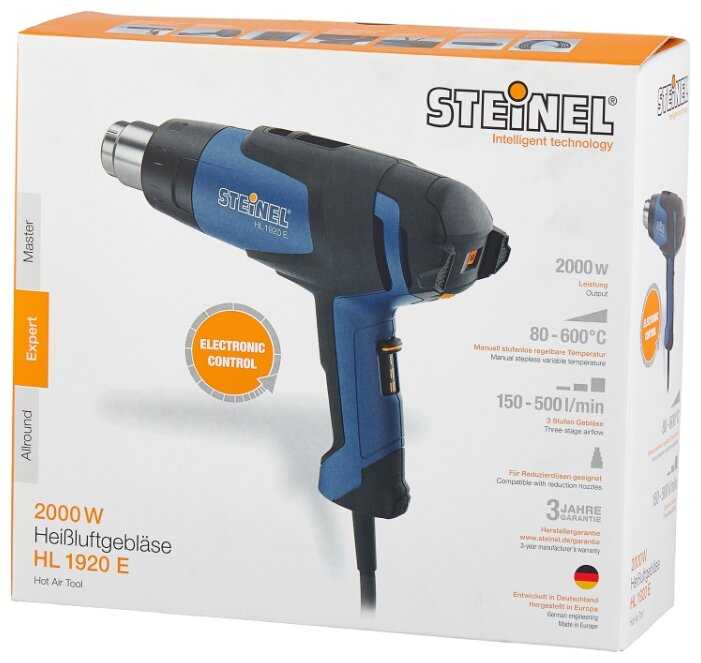 Строительный фен STEINEL HL 1920 E фотография 2