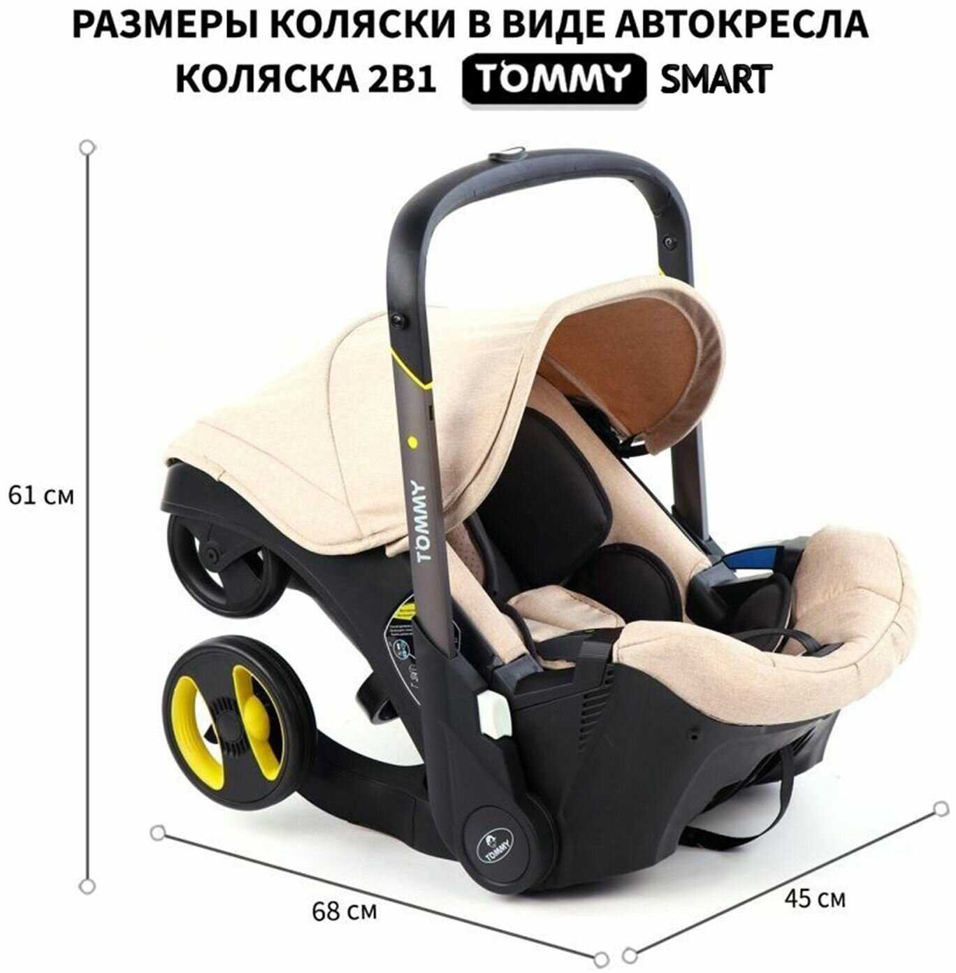 Коляска-автокресло Tommy Smart (0-24 мес. до 13 кг) фотография 18