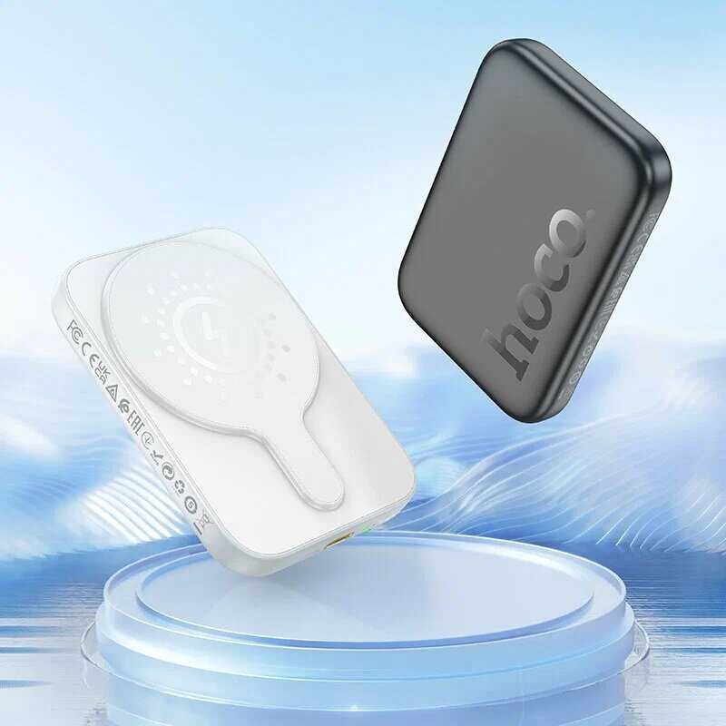 Беспроводной магнитный аккумулятор Hoco J117 MagSafe 5000 mAh PD20W QC3.0 фотография 8