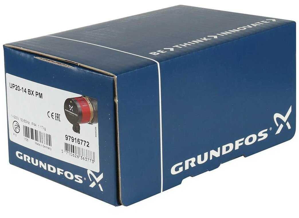 Циркуляционный насос Grundfos COMFORT 15-14 BX PM (7 Вт) фотография 12