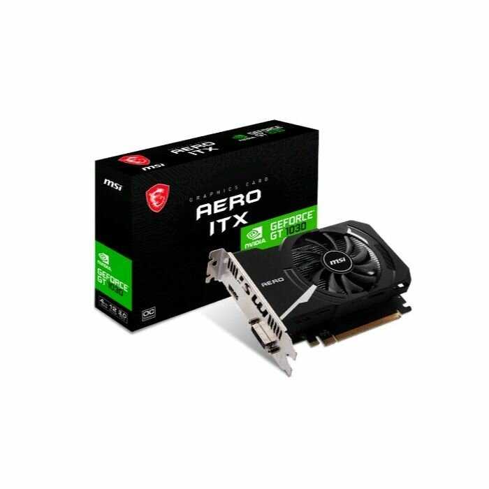 Видеокарта Gigabyte GT1030 AERO ITX 4GB DDR4 фотография 5