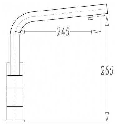 Смеситель универсальный KAISER Sonat (34044-9) фотография 6