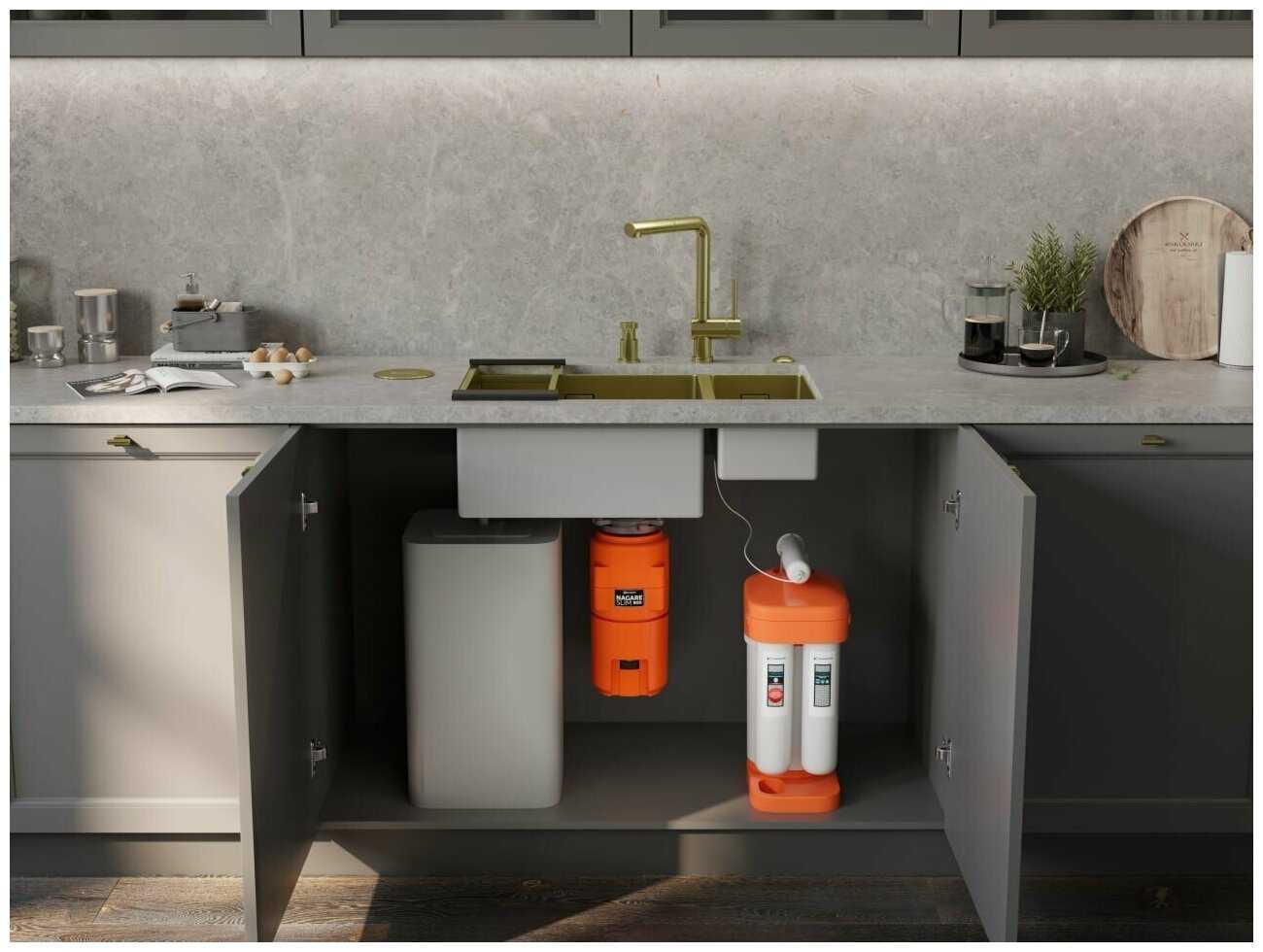 Измельчитель пищевых отходов Omoikiri Nagare Slim 1250 (4995063) фотография 3