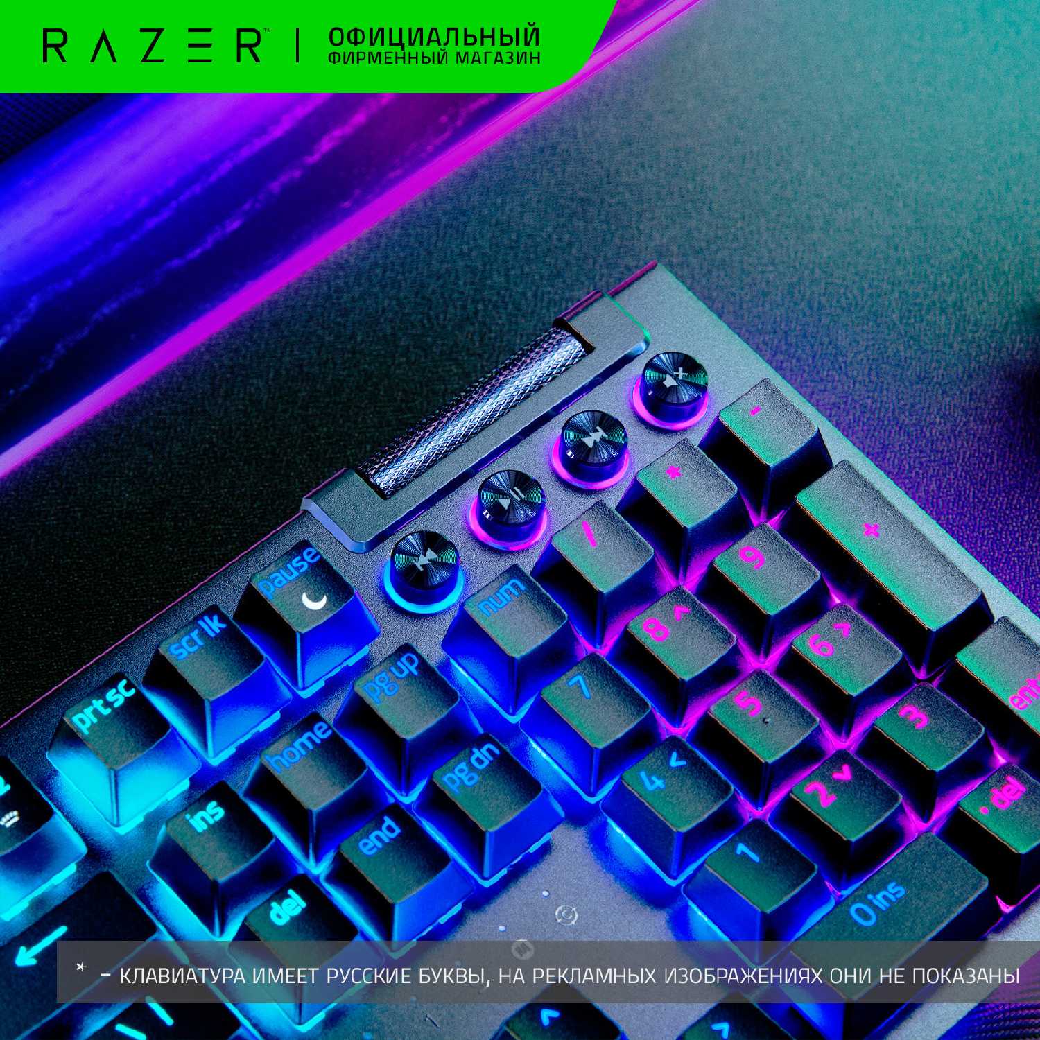 Клавиатура Razer BlackWidow V4 Pro (RZ03-04680100-R3M1) фотография 8