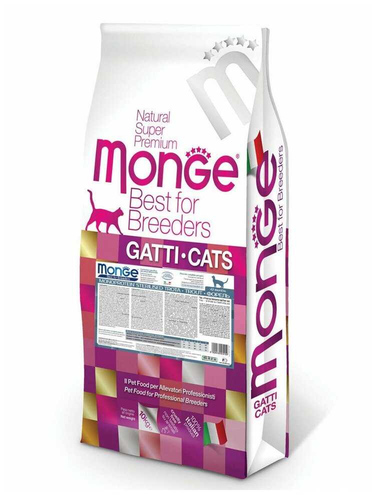 Корм Monge Natural Superpremium Monoprotein (с уткой)