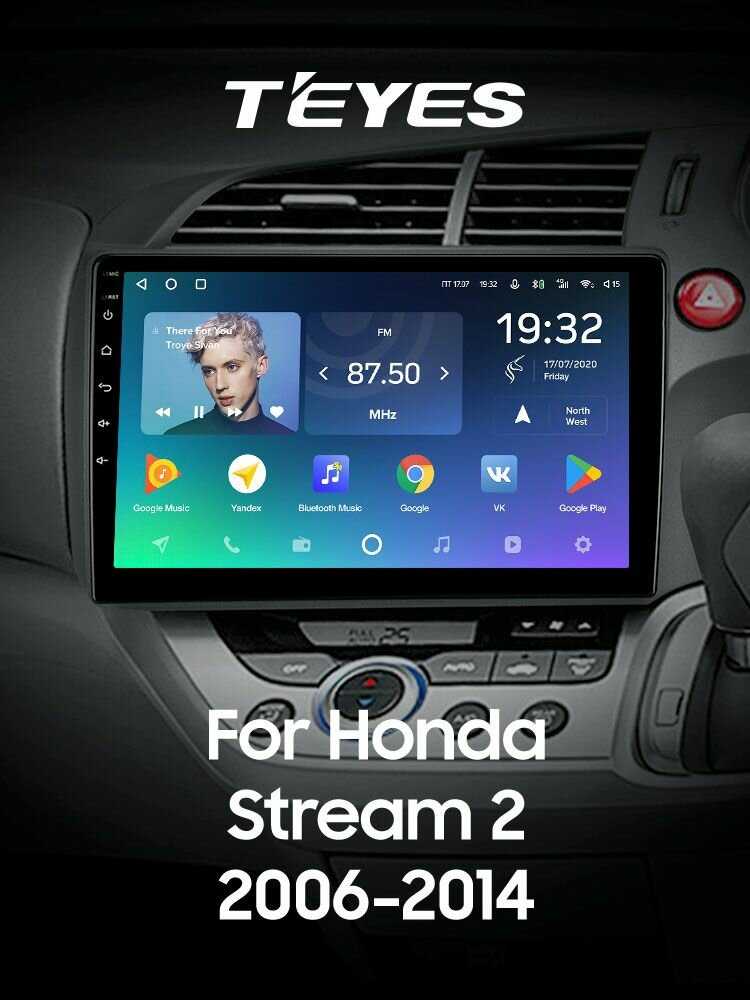 Магнитола Teyes SPRO+ 4/64GB для Honda Stream 2, штатная магнитола, 8-ми ядерный процессор, IPS экран, DSP, 4G, Wi-Fi, 2 DIN фотография 1