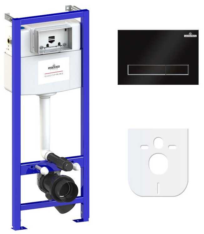 Комплект инсталляции для подвесного унитаза 4 в 1 Lavinia Boho Relfix 38010010 (rectangular) фотография 17