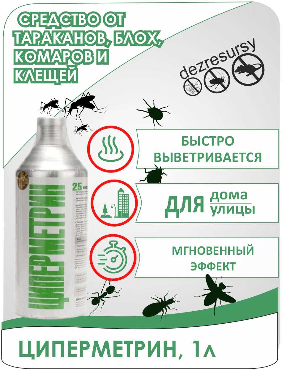 Средство Циперметрин 25 (1л) фотография 15