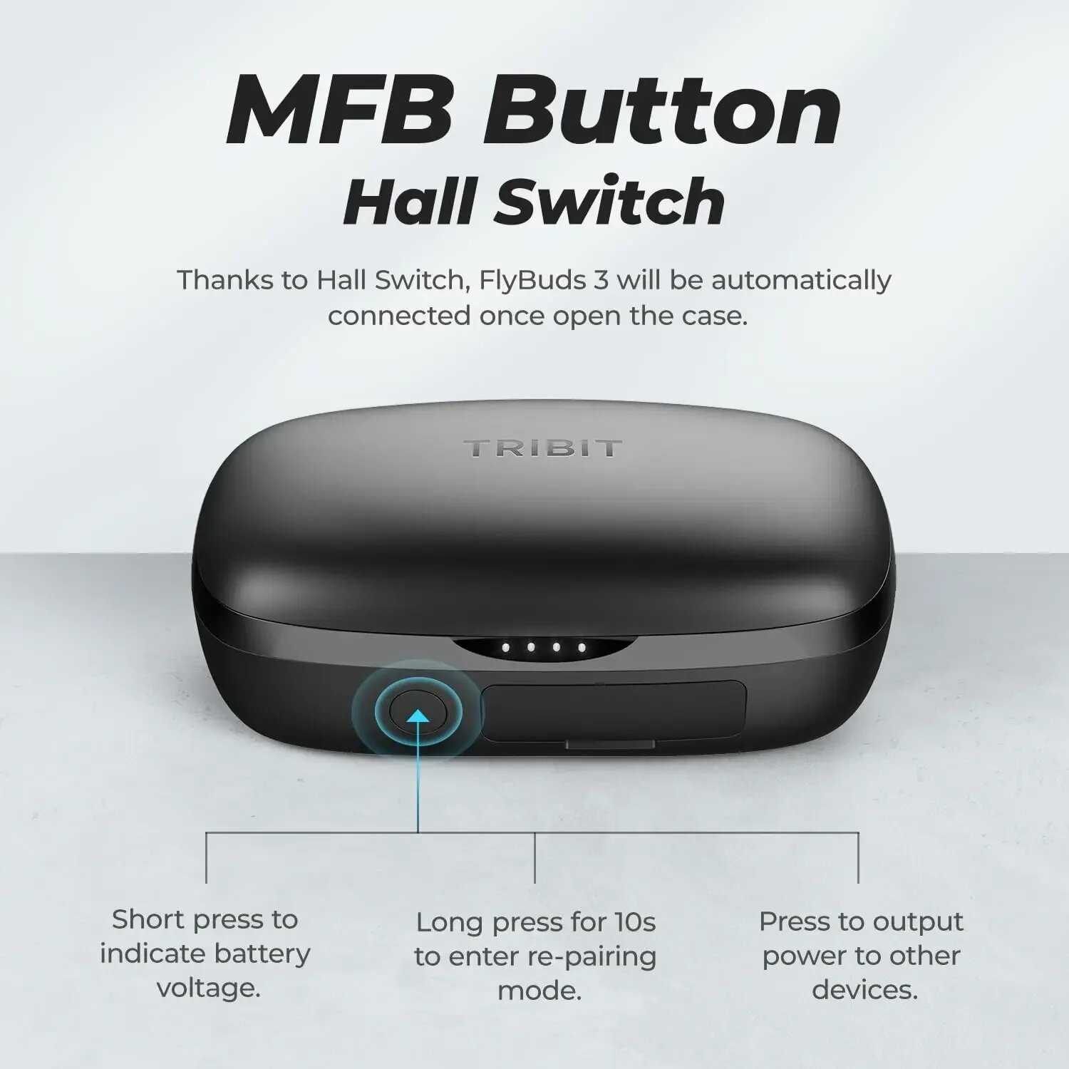Беспроводные наушники Tribit FlyBuds 3 фотография 4