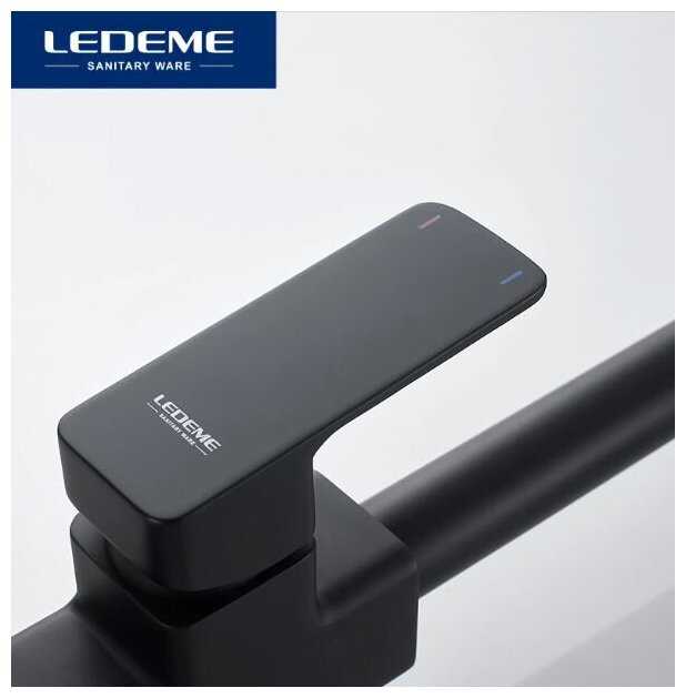 Смеситель для кухни Ledeme Смеситель для кухни со встроенным фильтром (L4080B-3) фотография 10