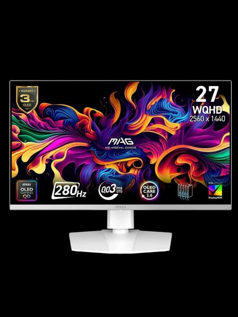 Монитор MSI MAG 272QPW QD-OLED X28 фотография 1