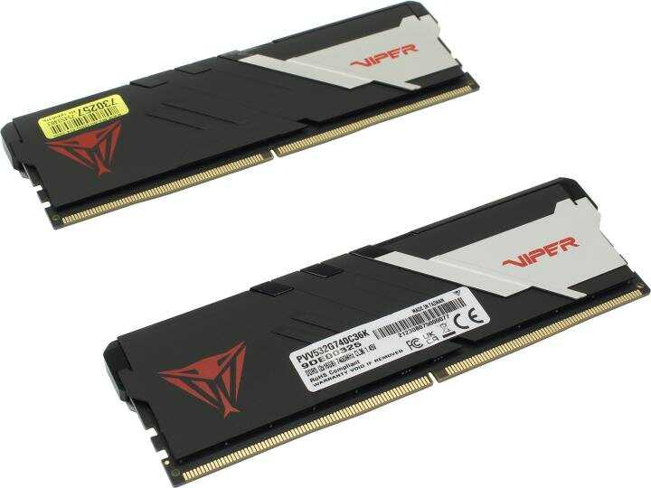Оперативная память Patriot Memory VIPER Venom DDR5 (PVV532G740C36K) фотография 12