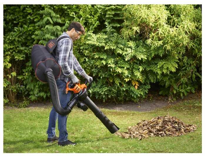 Электрическая воздуходувка-пылесос BLACK+DECKER BEBLV300 фотография 2
