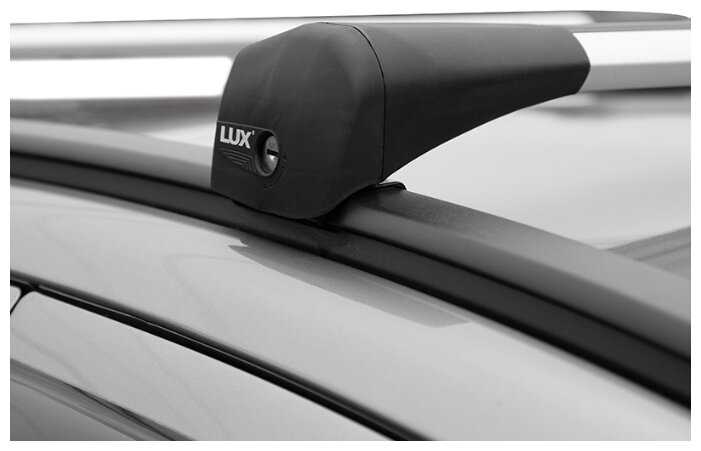 Багажник на крышу LUX BRIDGE крыловидные дуги на Киа Соул 2019-2022, арт: LUX-BRIDGE-21 фотография 2