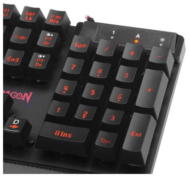 Игровая клавиатура Redragon Yaksa Black USB фотография 3