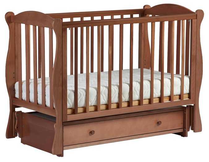 Кроватка ЛЕЛЬ (Кубаньлесстрой) Кубаночка-6 БИ 42, классическая, универсальный маятник фотография 2