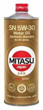 Синтетическое моторное масло Mitasu MJ-120 Motor Oil SN 5W-30