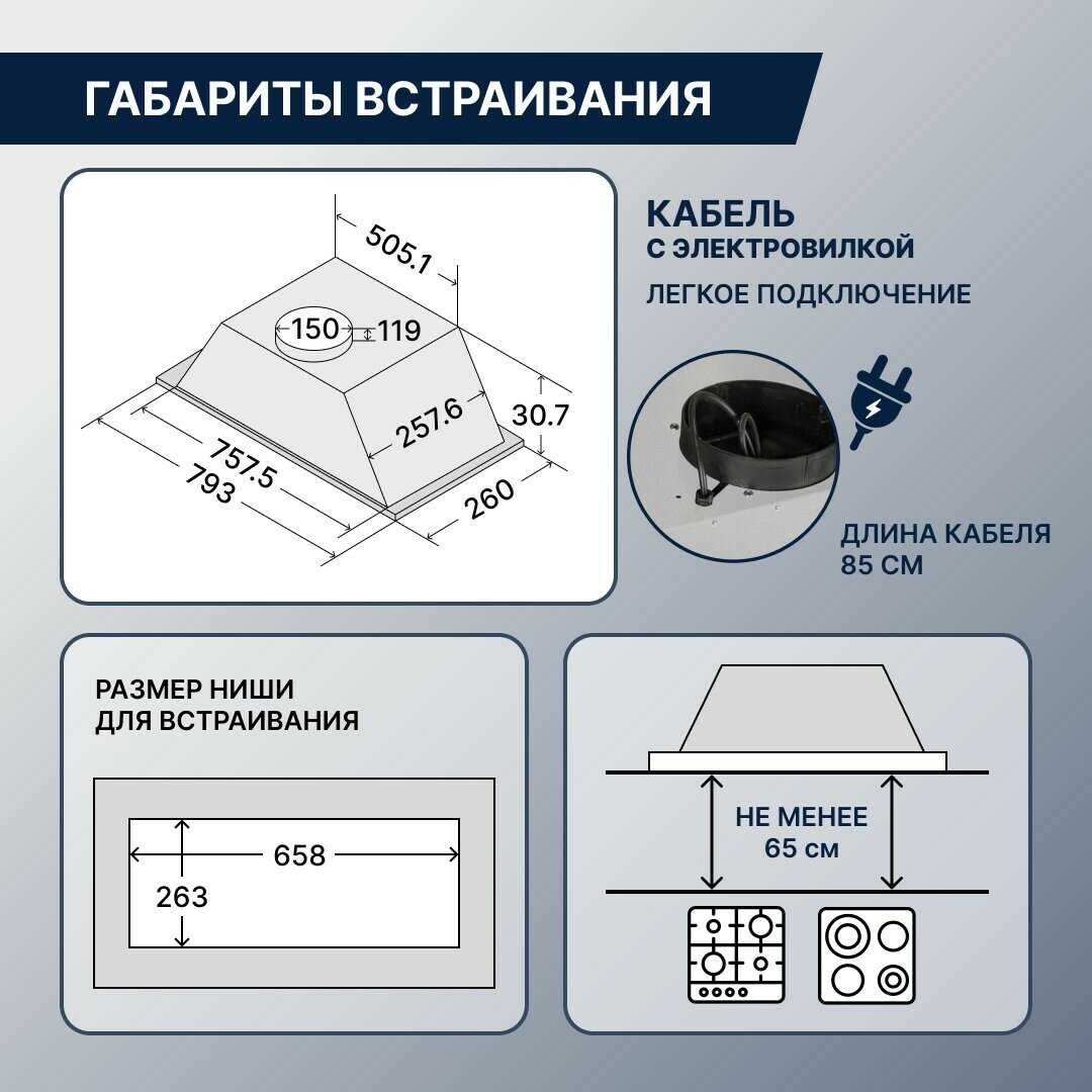 Кухонная вытяжка DeLonghi COSETTA 825 NB фотография 20