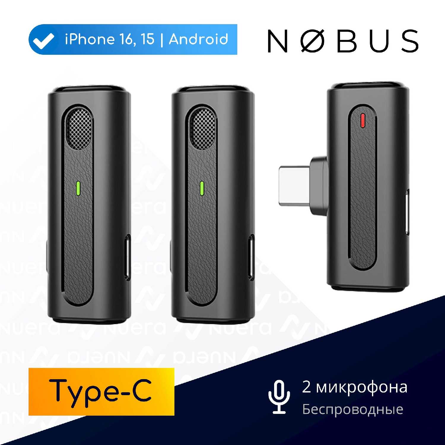 Беспроводной петличный микрофон NOBUS K90-L