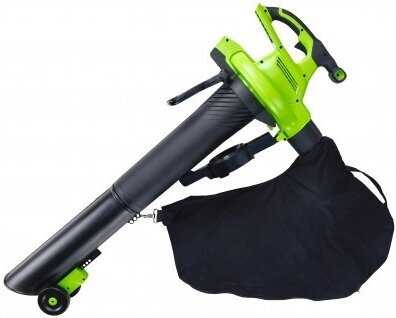 Воздуходув-Садовый Пылесос Greenworks [2406907, 40V, бесщеточный, без АКБ и ЗУ] фотография 4