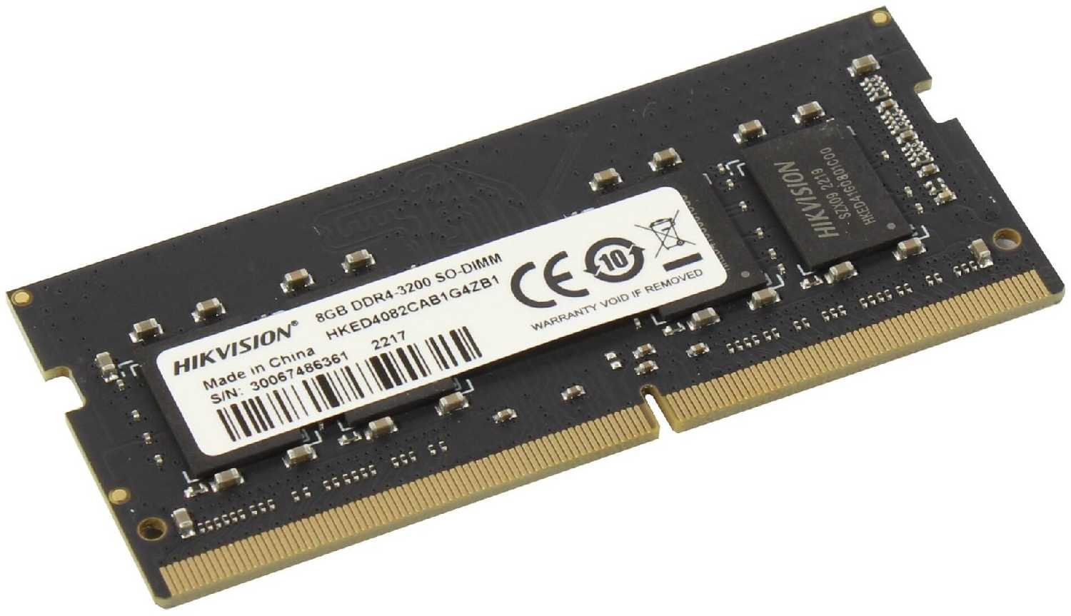 Оперативная память Hikvision 8 ГБ DDR4 SODIMM (HKED4082CAB1G4ZB1/8G)