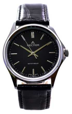 Наручные часы VECTOR (Вектор) V8-102513 черный, механизм - Япония